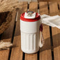 Stainless Steel Insulated Cup Display Temperature Coffee Cup Intelligent Car Mounted Water Cup Gift Drinking Tool
