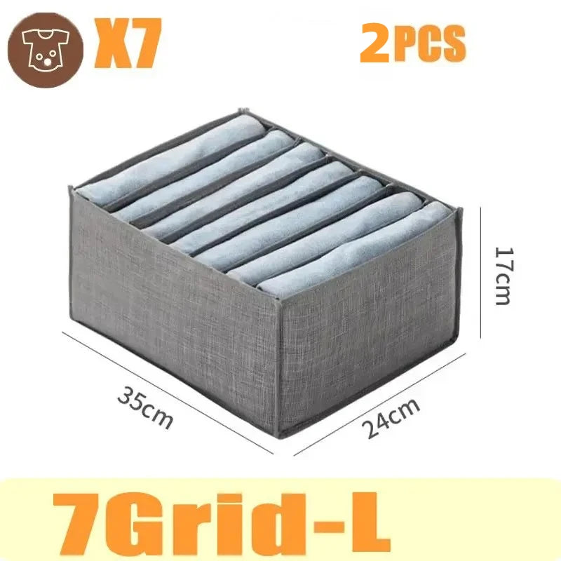 Closets Drawer Organizer Sports Bra Underwear Organizer Storage Box Panties Socks Wardrobe Clothes Organizer Cabinet Drawers