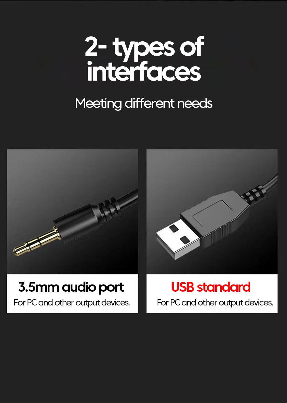 USB/3.5MM Laptop Microphone Desktop Microphone Gaming E-sports Conference Recording E-learning Mic Voice Mic For Desktop PC
