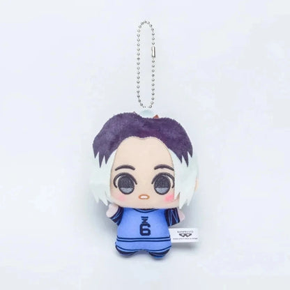 10cm New Blue Lock Plush Pendant KeyChain Yoichi Isagi Nagi Seishiro Mikage Reo Rin Itoshi Itoshi Sae Doll Toy Gift