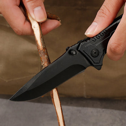 Multi functional and convenient folding knife EDC pocket knife fruit knife, suitable for outdoor survival camping and fishing