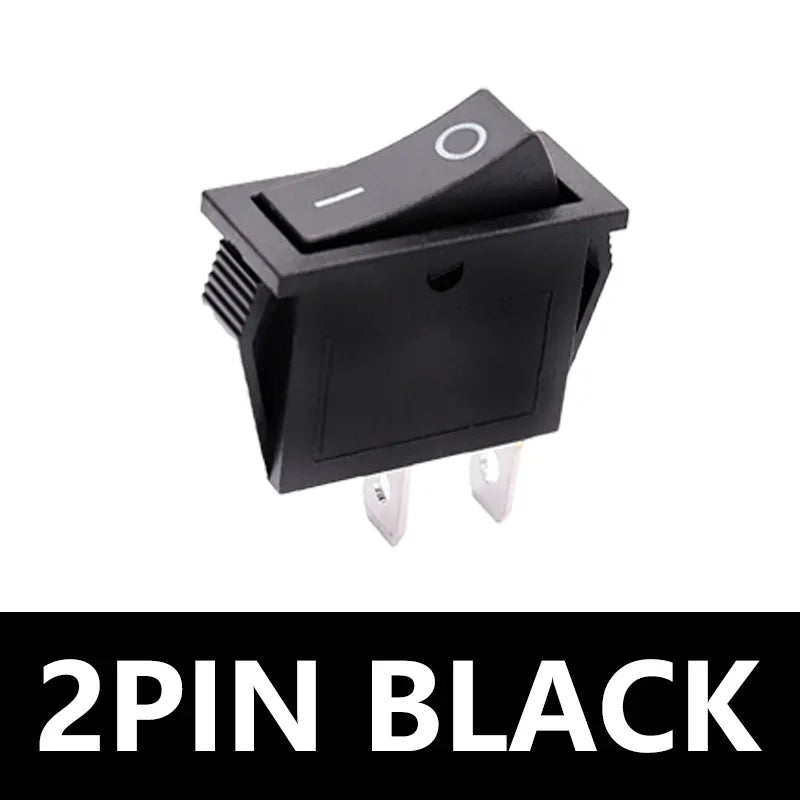 5/20PCS KCD3 Rocker Switch ON-OFF ON-OFF-ON 2 Position 3Pins Electrical Equipment with Light Power Switch 16A 250V / 20A 125V AC