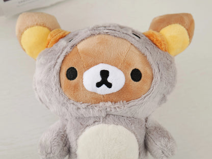 Anime Rilakkuma Cartoon Plush Doll Soft bear Toys Kawaii Room Decor Teddy Bear Plushies Cute Couple Bear Xmas Gifts For Girls
