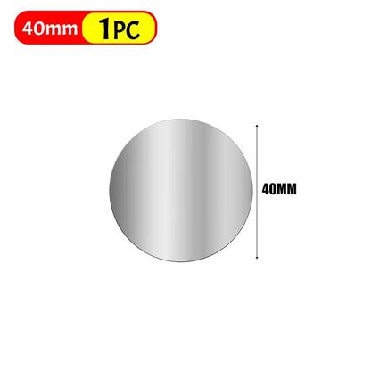 1-5PCS 8CM Magnetic Metal Plate Disk for Mobile Phone Tablet Universal Self Adhesive Iron Disk Patch Sticker for Magnetic Holder