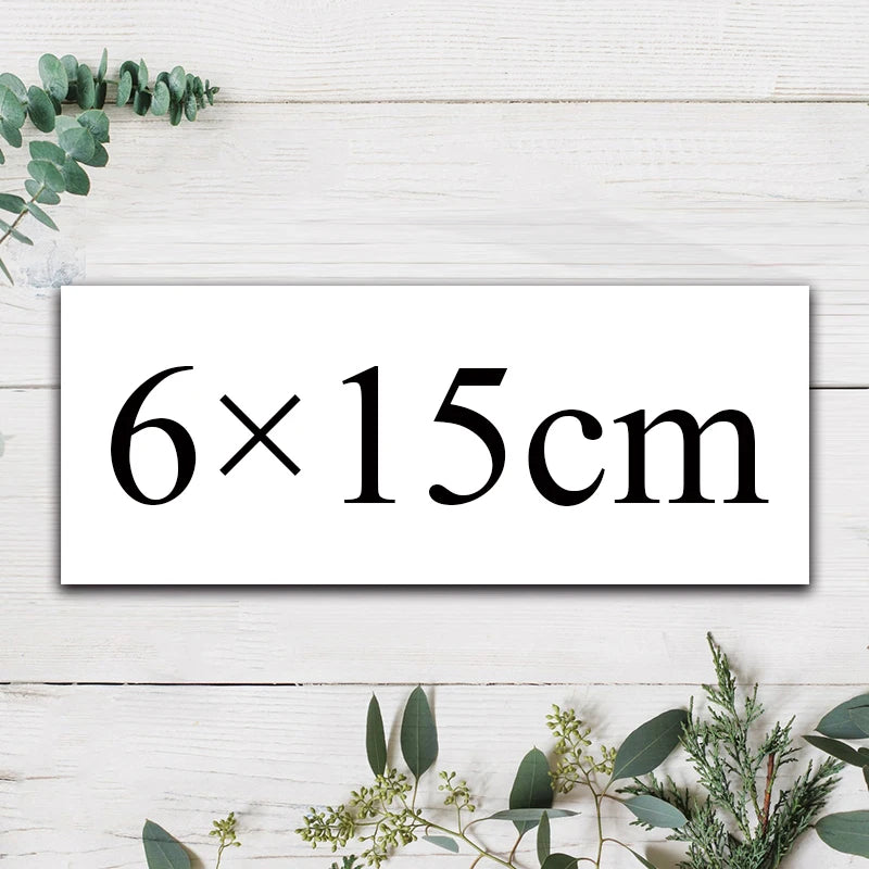100-1000pcs Rectangle Custom Sticker and Customized Logos Wedding Birthday Baptism Stickers Design Your Own Personalize Sticker