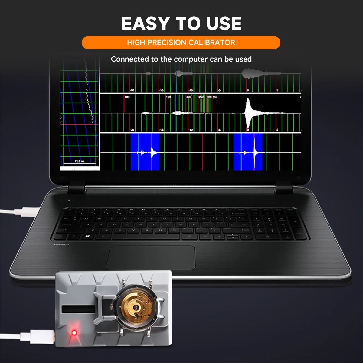 Watch Timegrapher Tester Mechanical Watch Calibration Detection Watchmakers Repair Tools Used with PC Cellphone