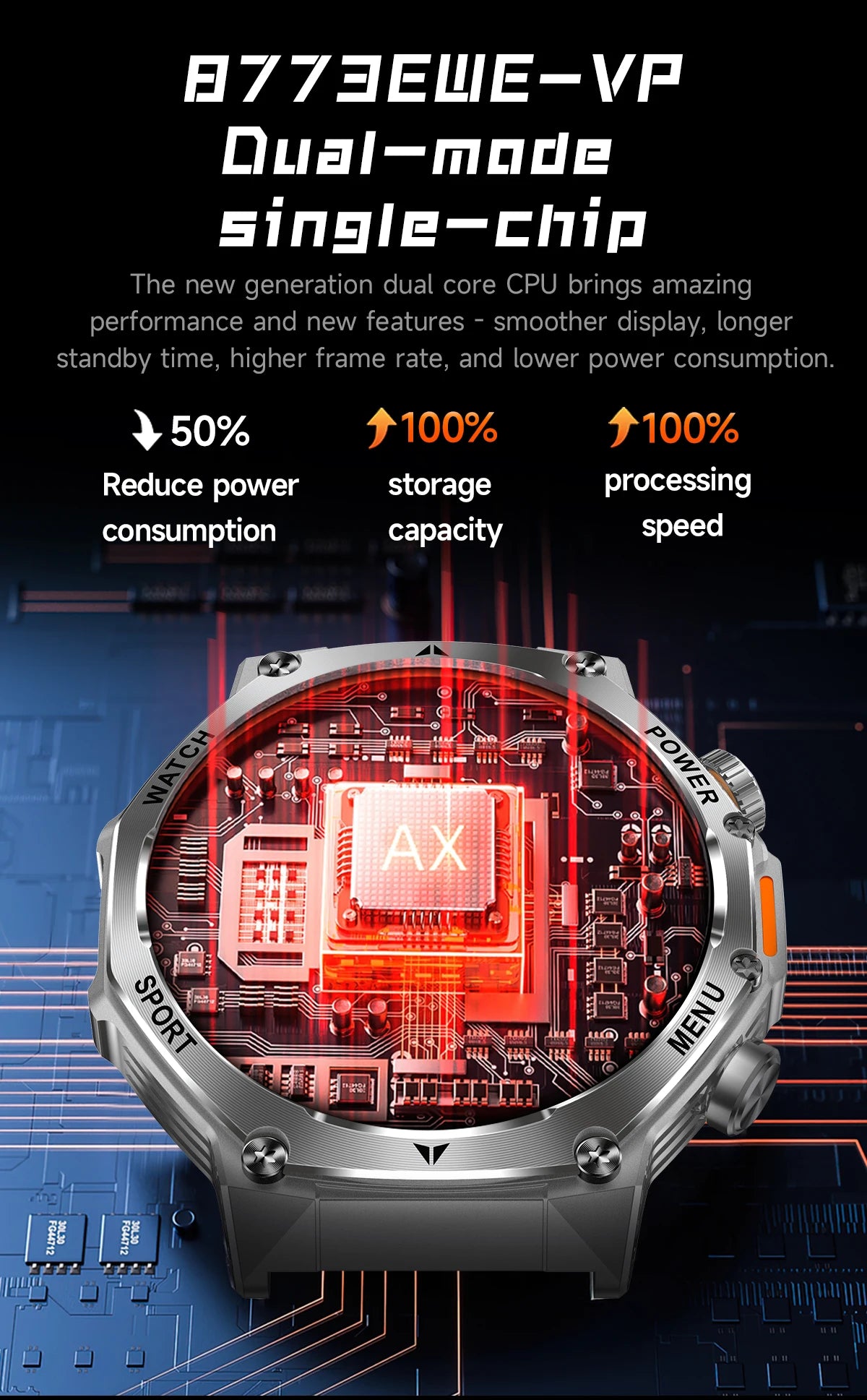 LIGE Nowy Smartwatch Męski 800 mAh Ultra Długa Żywotność Baterii Wodoodporny Zegarek Sportowy Outdoor Połączenia Bluetooth Wojskowy Smartwatch 2025