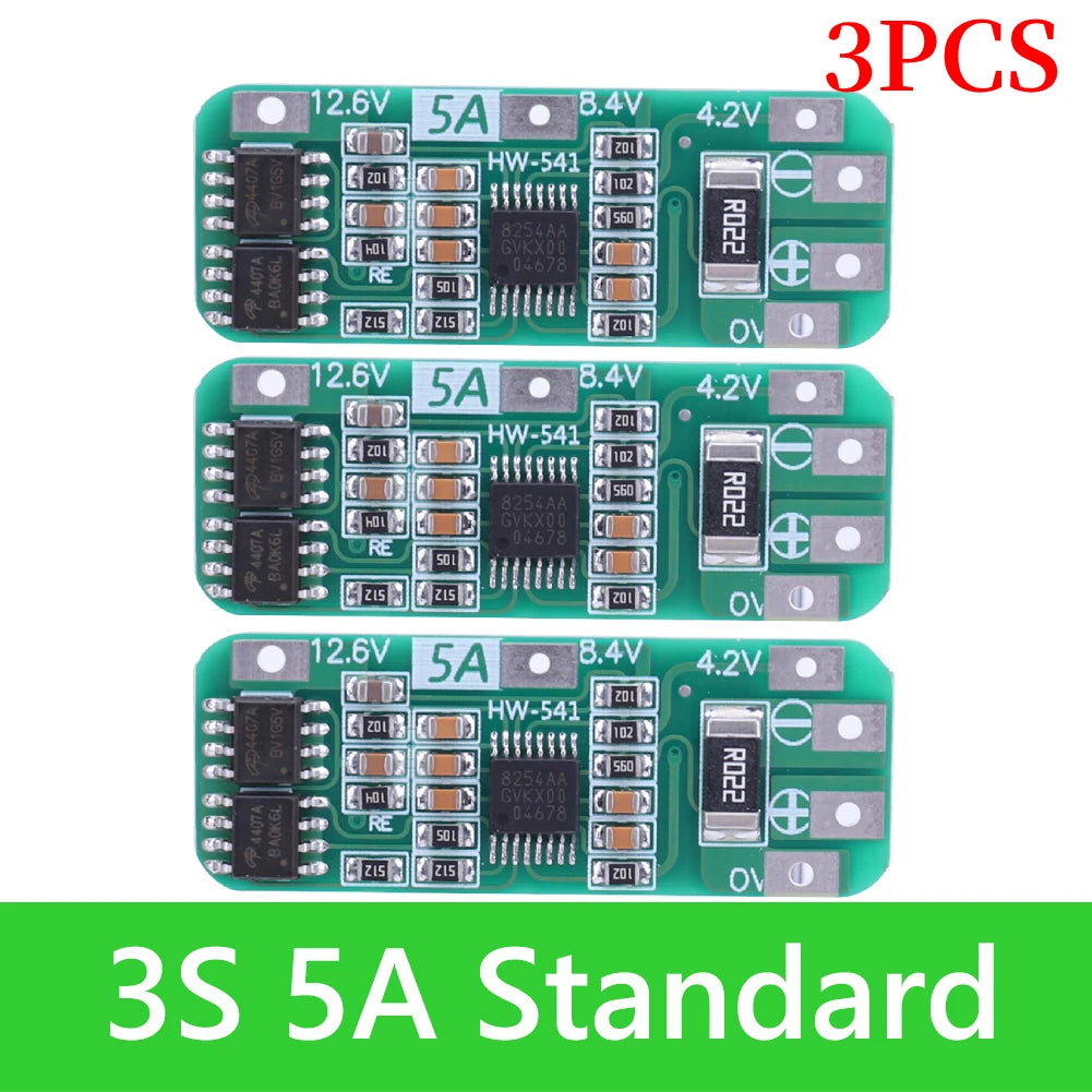 BMS 3S/4S 5A 10A 20A 25A 40A 60A Płytka zabezpieczająca ładowarkę do akumulatorów litowo-jonowych 18650 do wiertarki 12 V z funkcją wzmocnienia/balansu