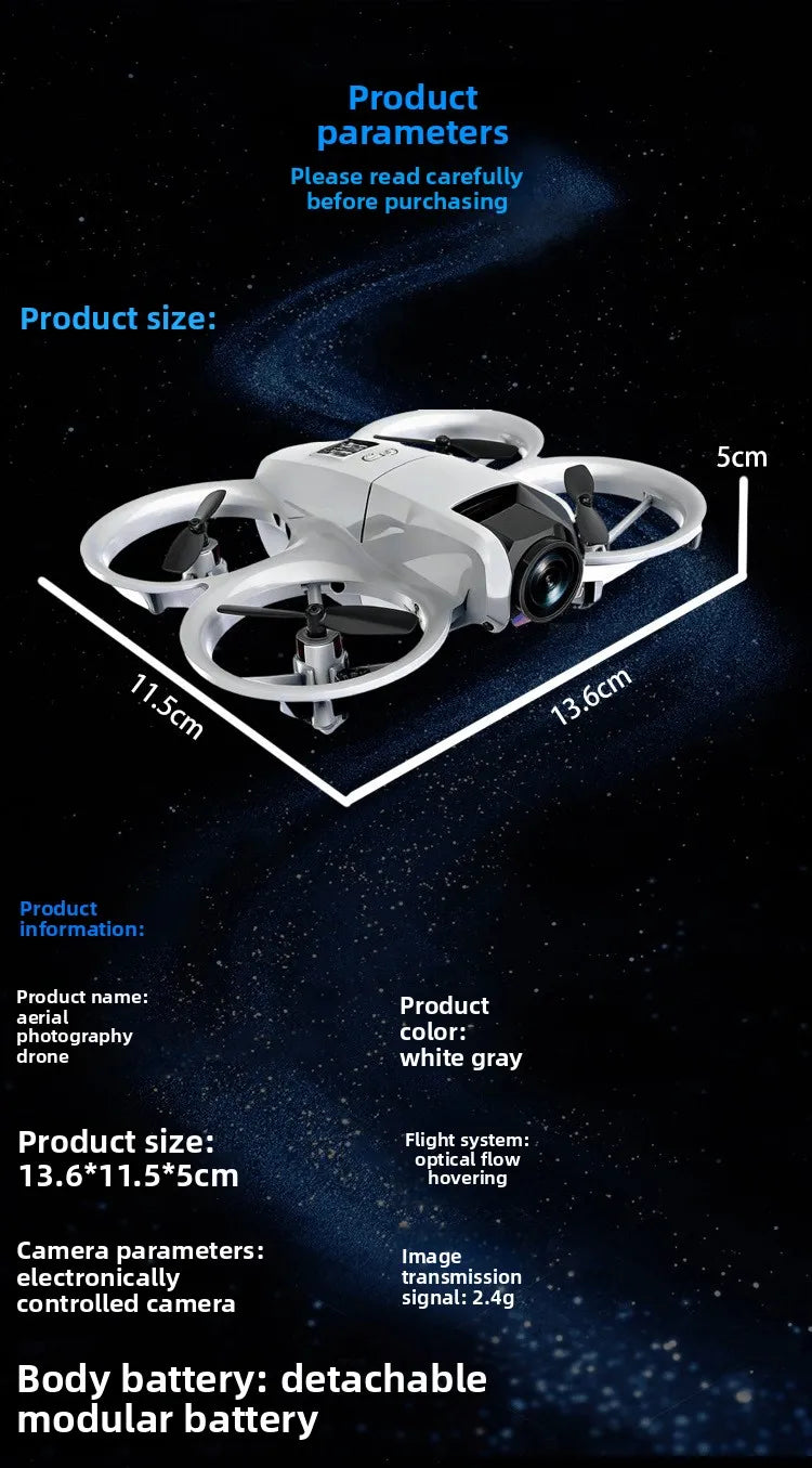 2026 New Mini HD Professional Aerial Drone with Camera Height Maintenance Four Axis Aircraft Mini Remote Controlled Aircraft Toy