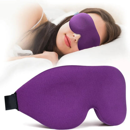 3D Soft Breathable Sleep Eye Mask 100% Blackout Zero Eye Pressure Plane Travel Eye Covers Sleeping Aid Eye Sleep Masker Eyepatch
