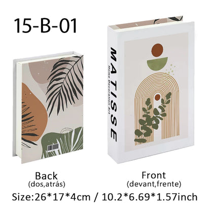 Open Luxury Fake Book Storage Box Home Decor Fashion Paris Decorative Books Interior Decoration Coffee Table Bedroom Ornaments