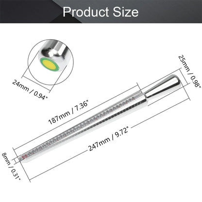 4 Scale Ring Sizer Gauge US/EU/HK/JP Aluminum Alloy Finger Measuring Tool for Jewelry Making Men and Women