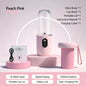 500ML 16 Stainless Blades Wireless USB Rechargeable Portable Blender with Lid Fruit Vegetable Smoothie Orange Juicer Mixer