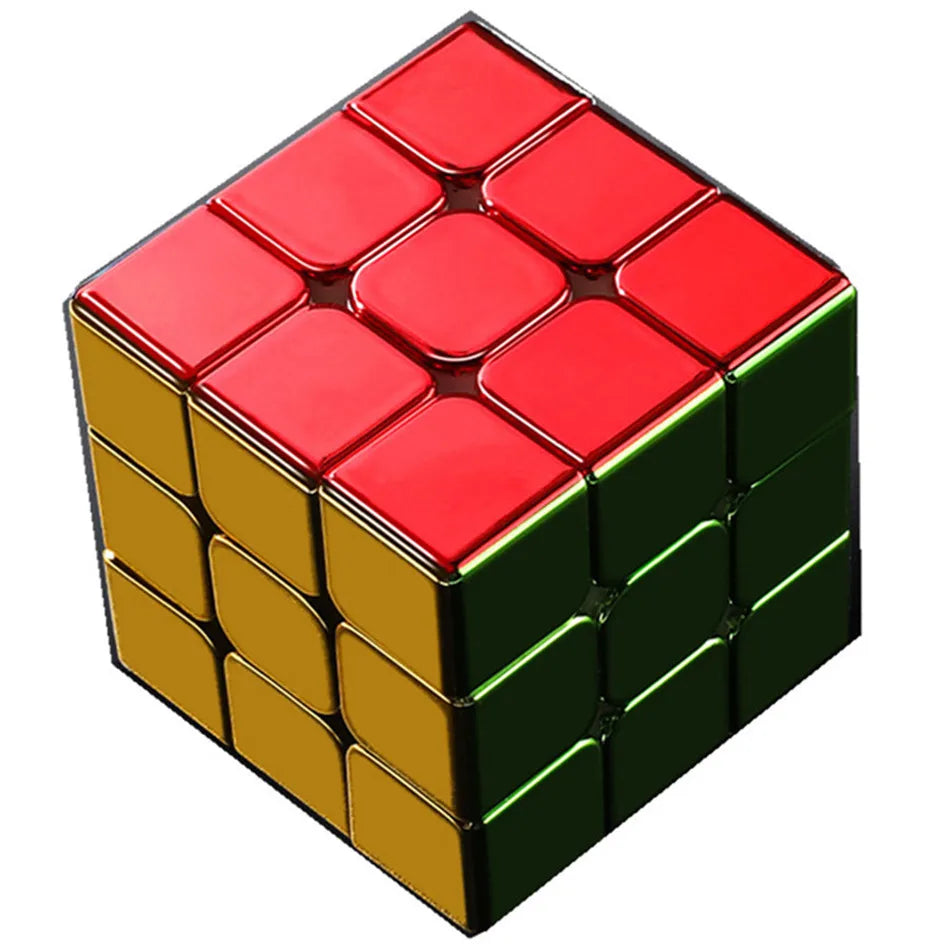 Shengshou Plating 3x3x3 Magnetic Magic Cube Professional Speed Puzzle Cubo Magico Educational Toy Games Birthday Christmas Gifts