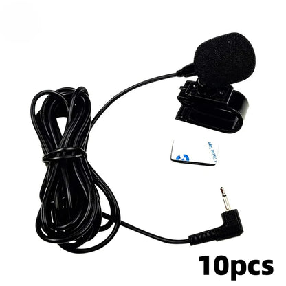 Professionals Car Audio Microphone 2.5mm Clip Jack Plug Mic Stereo Mini Wired External Microphone 2 Pole Mono For Auto DVD Radio