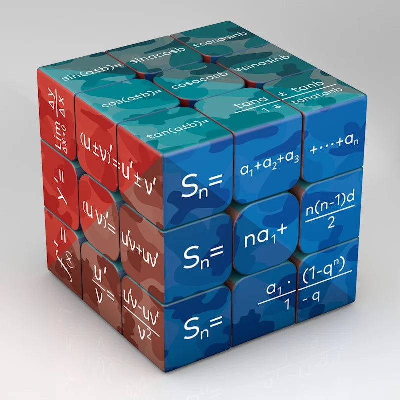 3x3x3 Magic Puzzle Cube Math Chemistry Element Physical Kids Puzzle Cube with Base Magico Cubo Children's Gifts Educational Toys