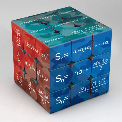 3x3x3 Magic Puzzle Cube Math Chemistry Element Physical Kids Puzzle Cube with Base Magico Cubo Children's Gifts Educational Toys