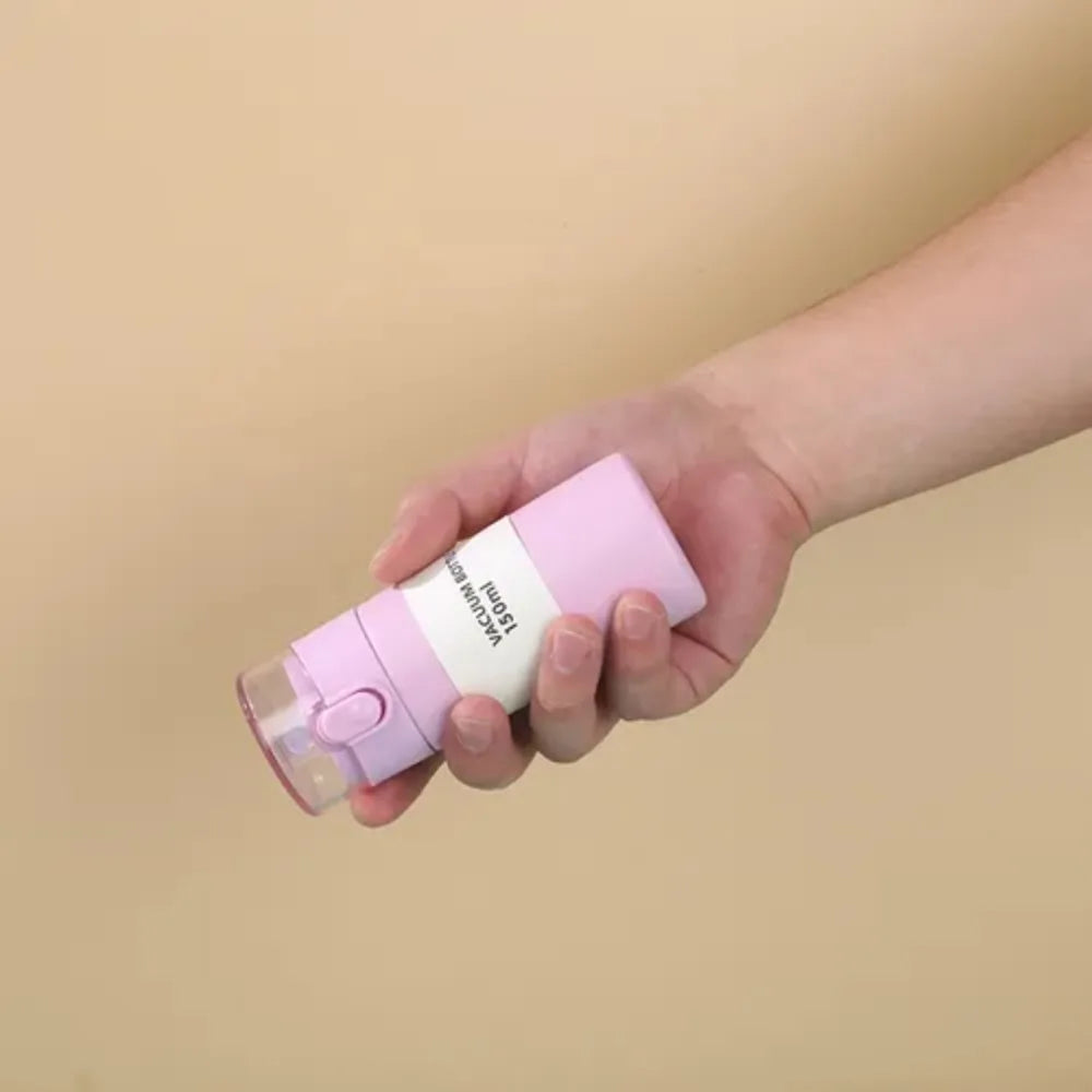 Cute Mini Thermos Cup with Straw Stainless Steel Pocket Insulated Bottle Portable Mini Kawaii Kids Water Cup Drinkware Thermos