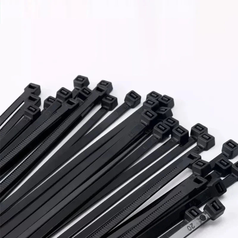 Self-locking plastic nylon tie Black 5x300mm cable tie fastening ring 8*500mm cable tie zip wraps strap nylon cable tie 5*300mm