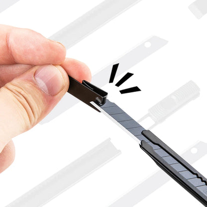 1 Pcs 9mm Black Self-locking Utility Knives Safety Snap Off Knife Paper Cutter Knife Multifunctional Office Supplies Art Knifes