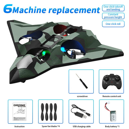 CZ36 Foam RC Aircraft Stunt Surround Upgraded Glider Can Throw Fly, Multi-person Interactive Children's Toys
