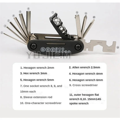 For Honda ADV150 ADV160 ADV350 ADV 150 160 350 Motorcycle Accessories 16 in 1 Multi Repair Hex Spoke Cycle Screwdriver Set Tools