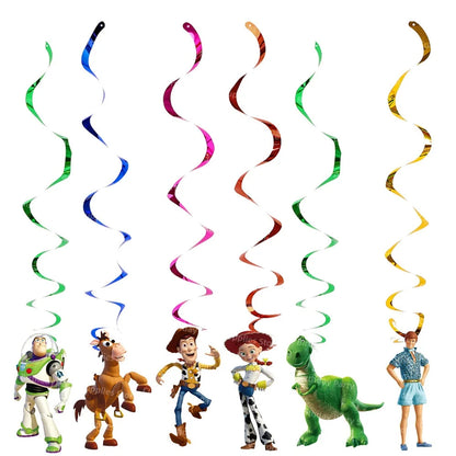 Toy Story Party Decorations Cup Plate Napkin Slap Bracelet Cake Topper Birthday Party Favors Reward Prizes Party Supplies