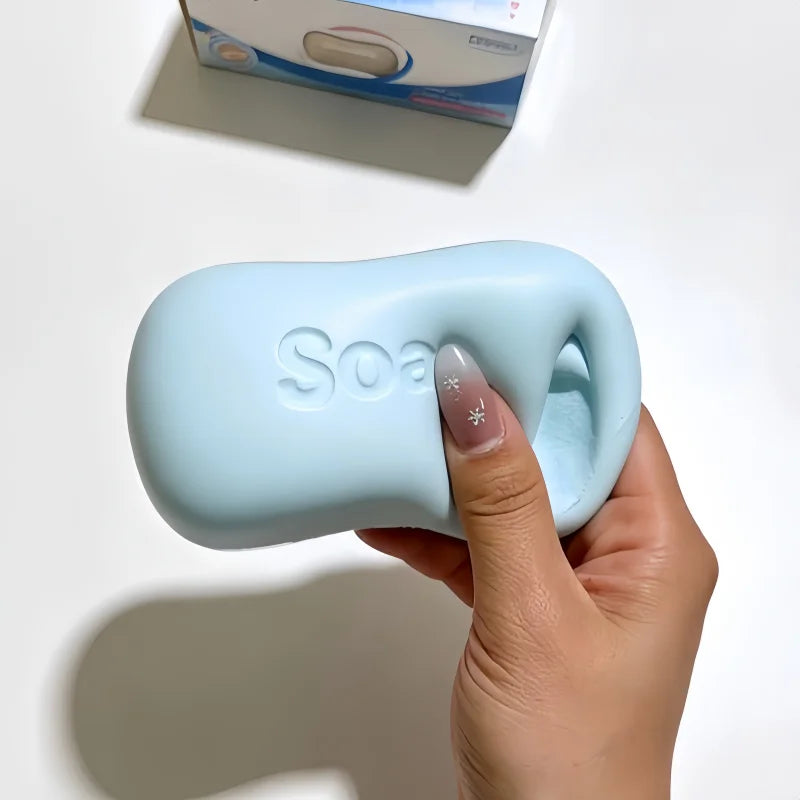 Super Simulated Soap Squishy Sensory Toy Non-Toxic Squeeze Slow Rebound Stress Relief for Adults Office Desk Decompression Toy
