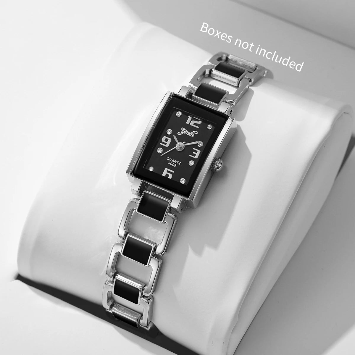 Fashion Rectangle Women Quartz Watch Ladies Alloy Strap Analog Wristwatches Reloj Mujer Girls Clock Gift(Without Box)