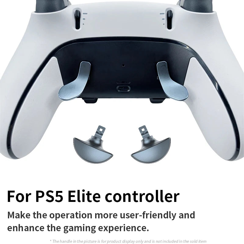 PS5 Edge Controller 6-in-1 Metal Thumb Rod Joystick Cover 2 Swap Rod 4 Metal Rear Paddle Trigger Button Replacement