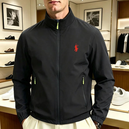 2026new high-end brand men's women's long sleeve zipper jacket autumn fashion exquisite Embroidery waterproof wear-resistant top