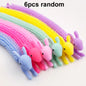 Cute Caterpillar Unicorn Animals Squishy Kids Sensory Fidget Decompression Toys for Children Adults Autism Stress Relief Gifts