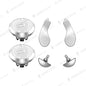 PS5 Edge Controller 6-in-1 Metal Thumb Rod Joystick Cover 2 Swap Rod 4 Metal Rear Paddle Trigger Button Replacement