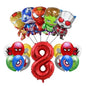 Avengers Marvel Party Decorations SuperHero Theme Tableware Kit Balloon Deco Happy Birthday Banner Supplies for Boys Favors Gift