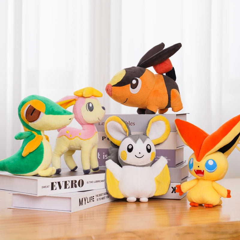Tepig Oshawott Pokemon Stuffed Doll Pokemon Pikachu Sleeping Series Sylveon Glaceon Leafeon Gengar Plush Piplup Peluche Toy Gift