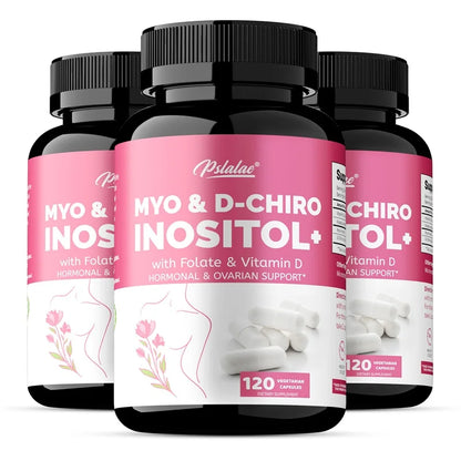 MYO & D-CHIROINOSITOL - Supports Hormone Balance, Healthy Cycles, Female Ovarian Health, and Boosts The Immune System