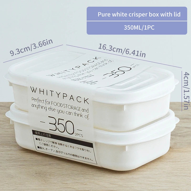 Japanese Frozen Meat Packaging Box Food Grade Refrigerator Storage Fruit Vegetable Preservation Prepare The Dishes Divided Box