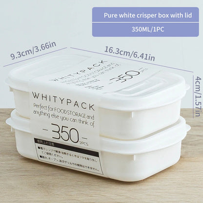 Japanese Frozen Meat Packaging Box Food Grade Refrigerator Storage Fruit Vegetable Preservation Prepare The Dishes Divided Box