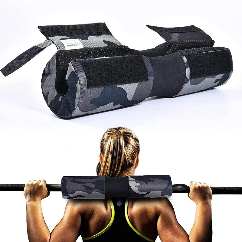 Barbell Pad for Hip Thrust Squat, Non‑Slip Thick Foam Bar Pad, Weight Lifting Shoulder Protector Cushion for Bar Home Gym