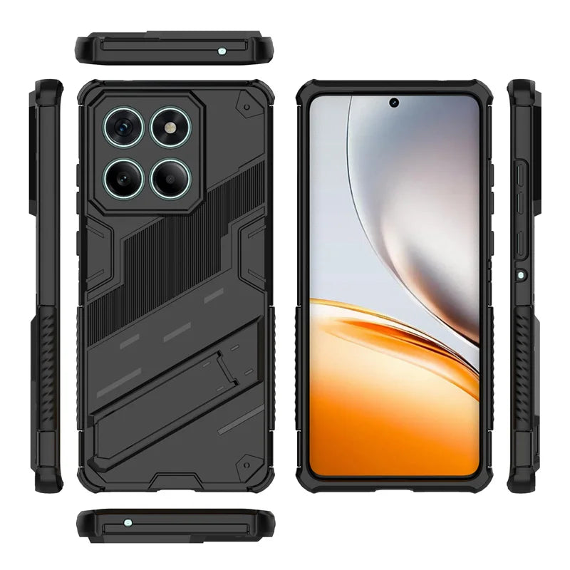 For Motorola Edge 60 Fusion 5G Case Armor Kickstand Shockproof Phone Case For Moto Edge60 Fusion Car Magnetic Holder Back Cover