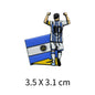 2026 USA Canada Mexico Football Pin Badge Cartoon Alloy Unisex Soccer Player Souvenir Brooch DIY Clothes Bags Hat Scarf Jeans