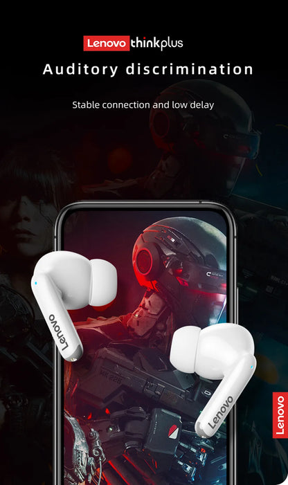 Oryginalne słuchawki Lenovo XT88 TWS bezprzewodowe Bluetooth 5.3 podwójny mikrofon Stereo redukcja szumów bas HIFI sterowanie dotykowe douszne