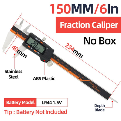 Metal Caliper Digital Pachometer Professional Vernier Caliber Measuring Tools Woodworking Thickness Gauge Depth Electronic Ruler