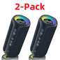 Ortizan Bluetooth Speakers 40W Enhanced Bass Portable Outdoor Wireless Speaker 30Hrs IP7 Waterproof Shower Speaker Bluetooth 5.3
