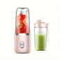 6 Blades USB Portable Juicer Maker, Juicer Fruit Juice CupAutomatic Small Electric Juicer Smoothie Blender lce CrushCup