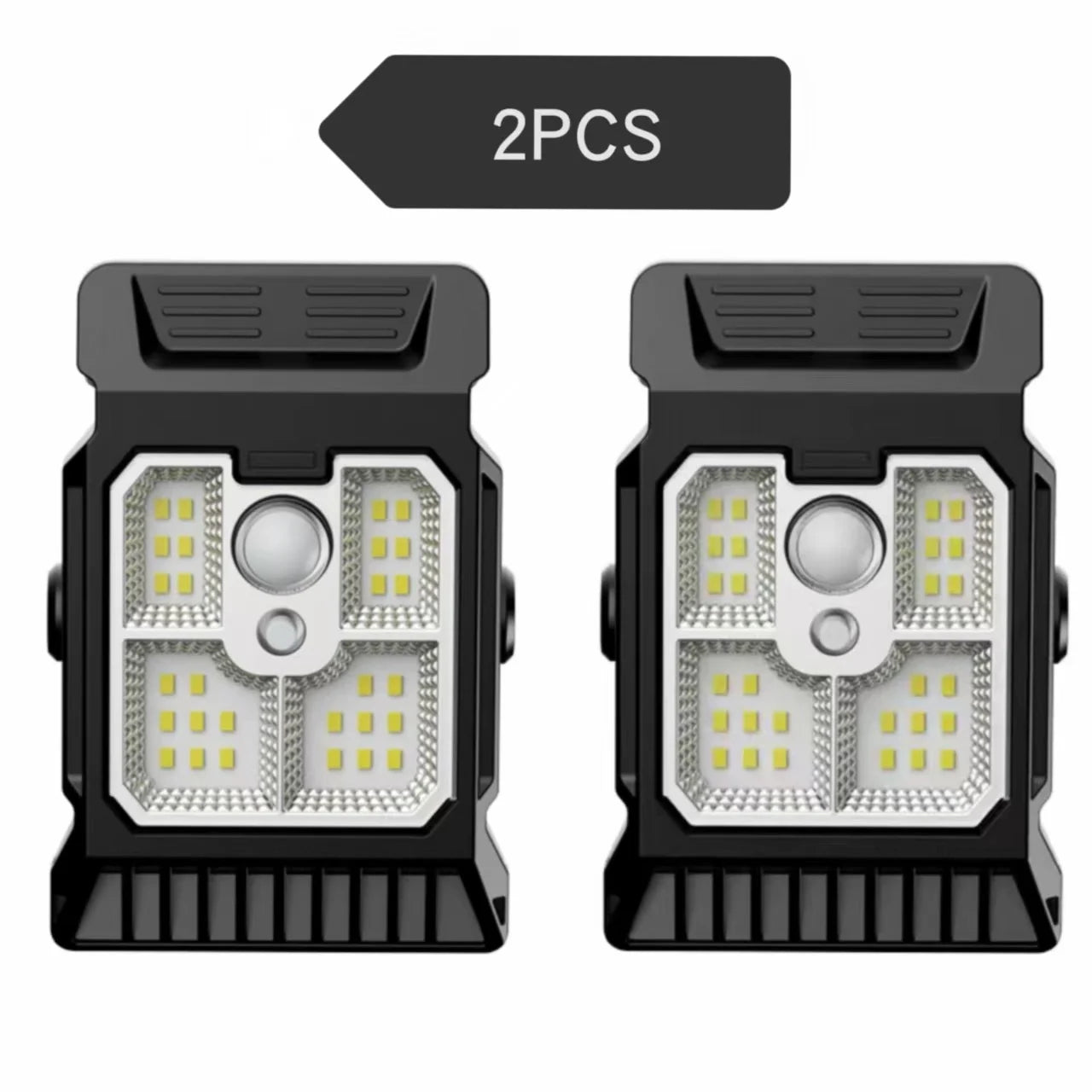 Solar powered courtyard lamp, household garden lighting, human body sensing multifunctional outdoor clip on lawn lamp