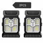 Solar powered courtyard lamp, household garden lighting, human body sensing multifunctional outdoor clip on lawn lamp