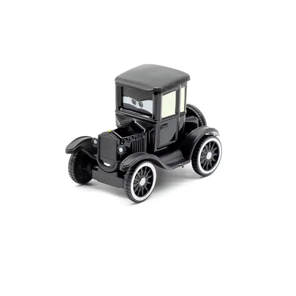 Disney Pixar Cars Lightning McQueen Storm Jackson Mack Container Truck 1/55 Ratio Die Casting Alloy Car Model Toys Truck Gifts