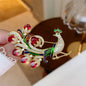 Baroque Luxury Peacock and Phoenix Design Brooches for Men and Women, Jewelry, Fashion Accessories, and Party Gifts