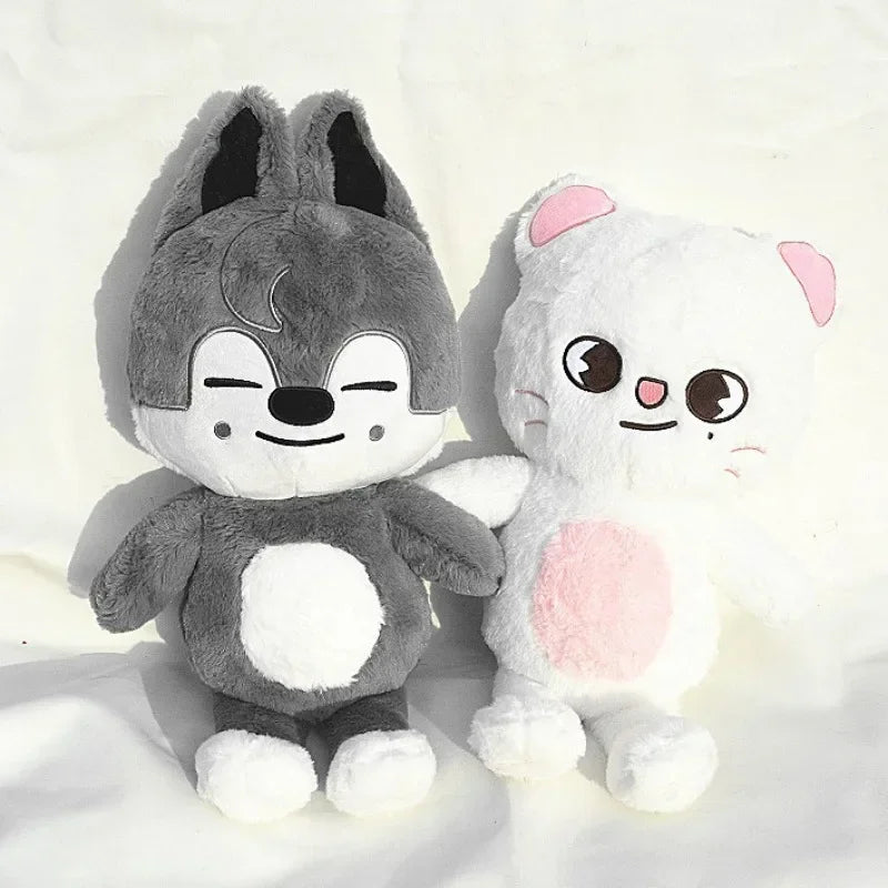 50cm Kpop Skzoo Plush Toy Wolfchan Kawaii Cartoon Stuffed Animal Plushie Doll Large Size Kids Babies Sleeping Pillow Gift 2025